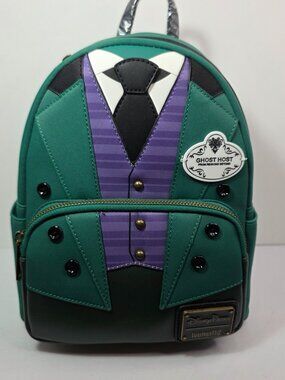 Loungefly Disney Haunted Mansion Ghost Host Butler Mini Backpack